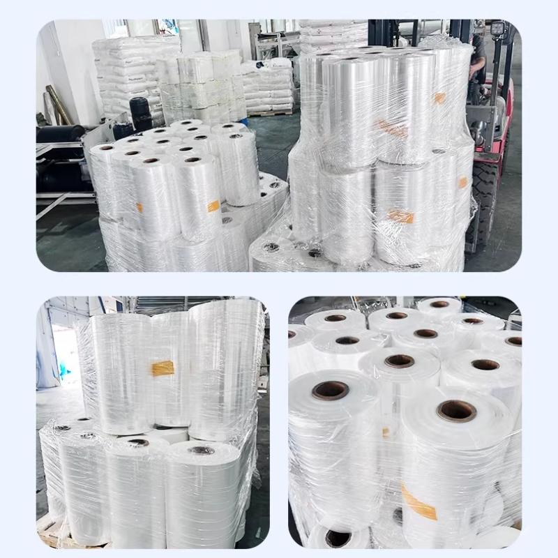 Folding Film L-type Sealing and Cutting Machine Shrink Film Gift Box Plastic Film POF Transparent Film Is Used for Gift Box Packaging Football Tea Box