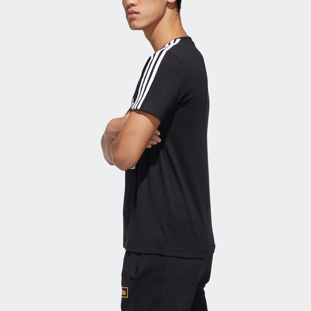 Adidas Neo Panda Print Sports T-Shirt Men Tops Black GK1552