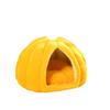 Washable Pumpkin-Shaped Pet Bed - Soft, Cozy Nest for Cats and Dogs, Suitable for All Seasons