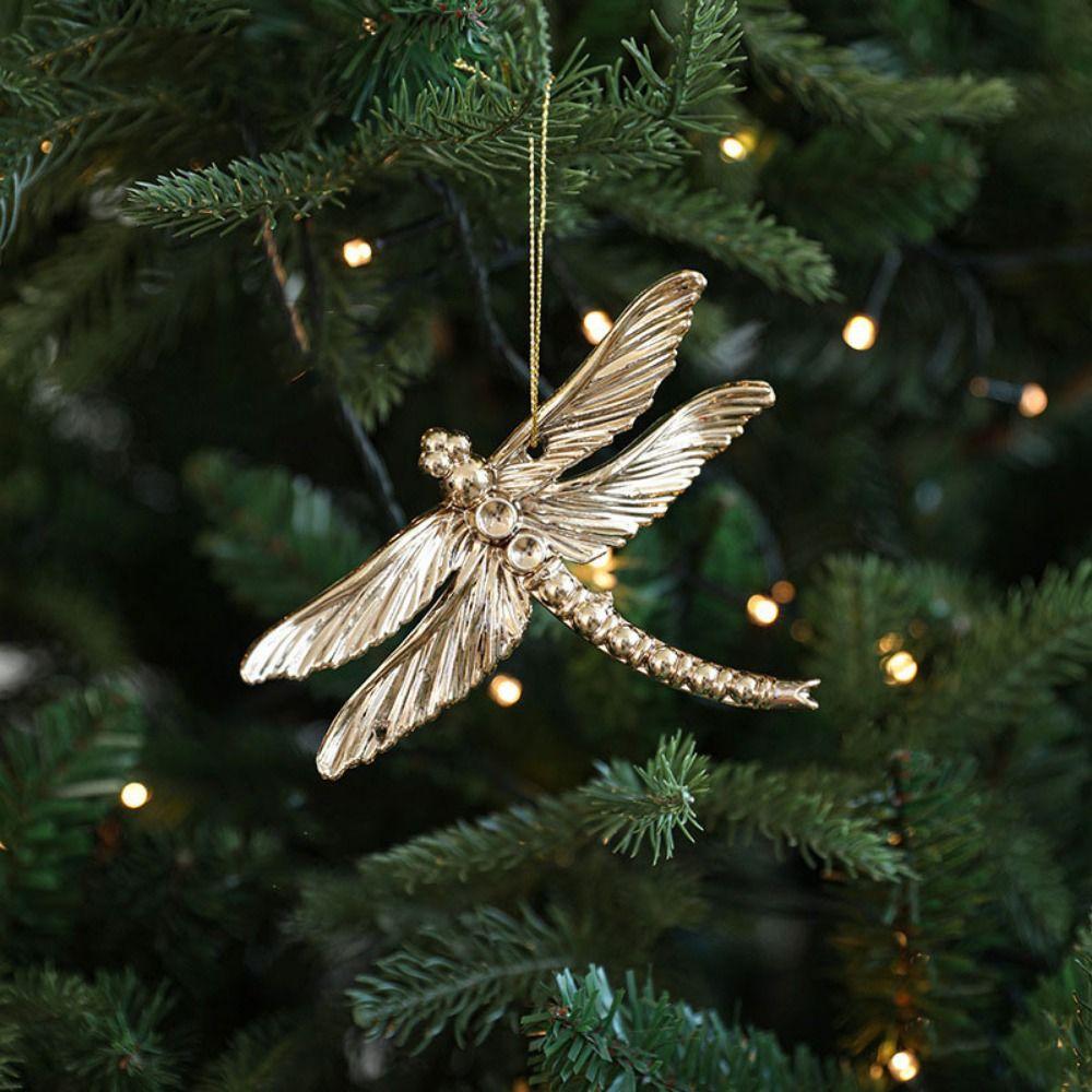 Plastic Angel Xmas Pendants Elk Christmas Tree Ornaments Christmas Party