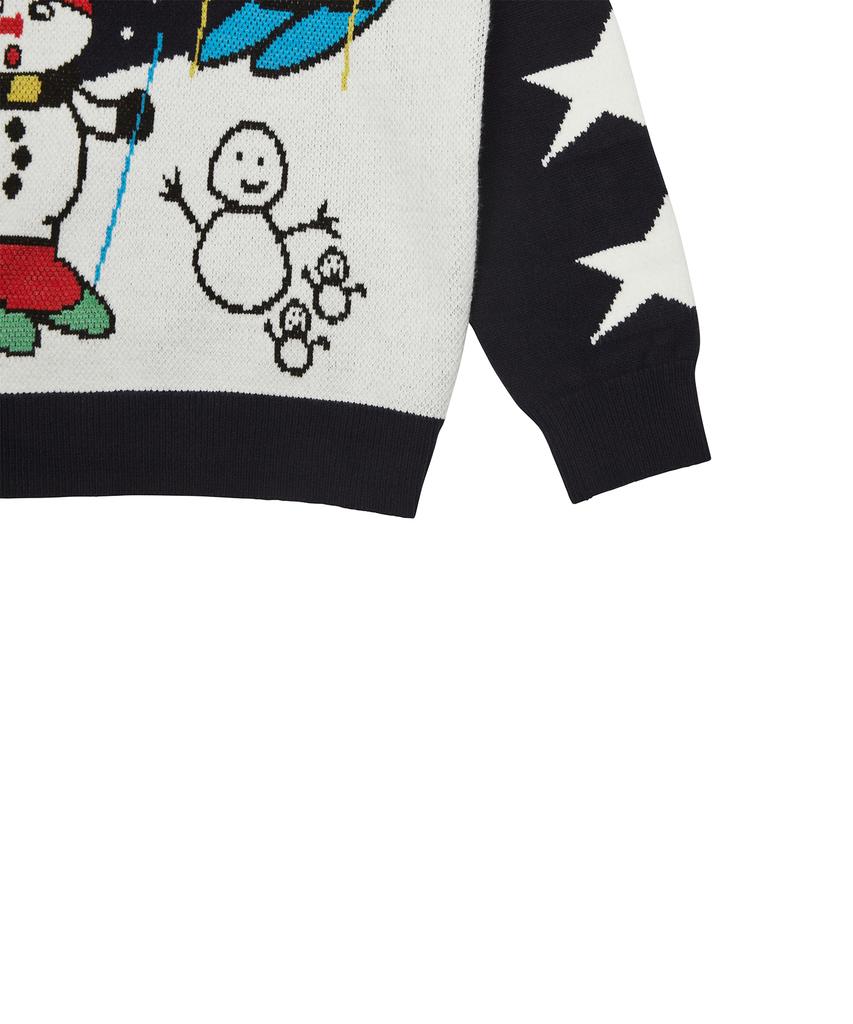 LUVISTRUE Xm Lets Go Skiing Knit(Navy)