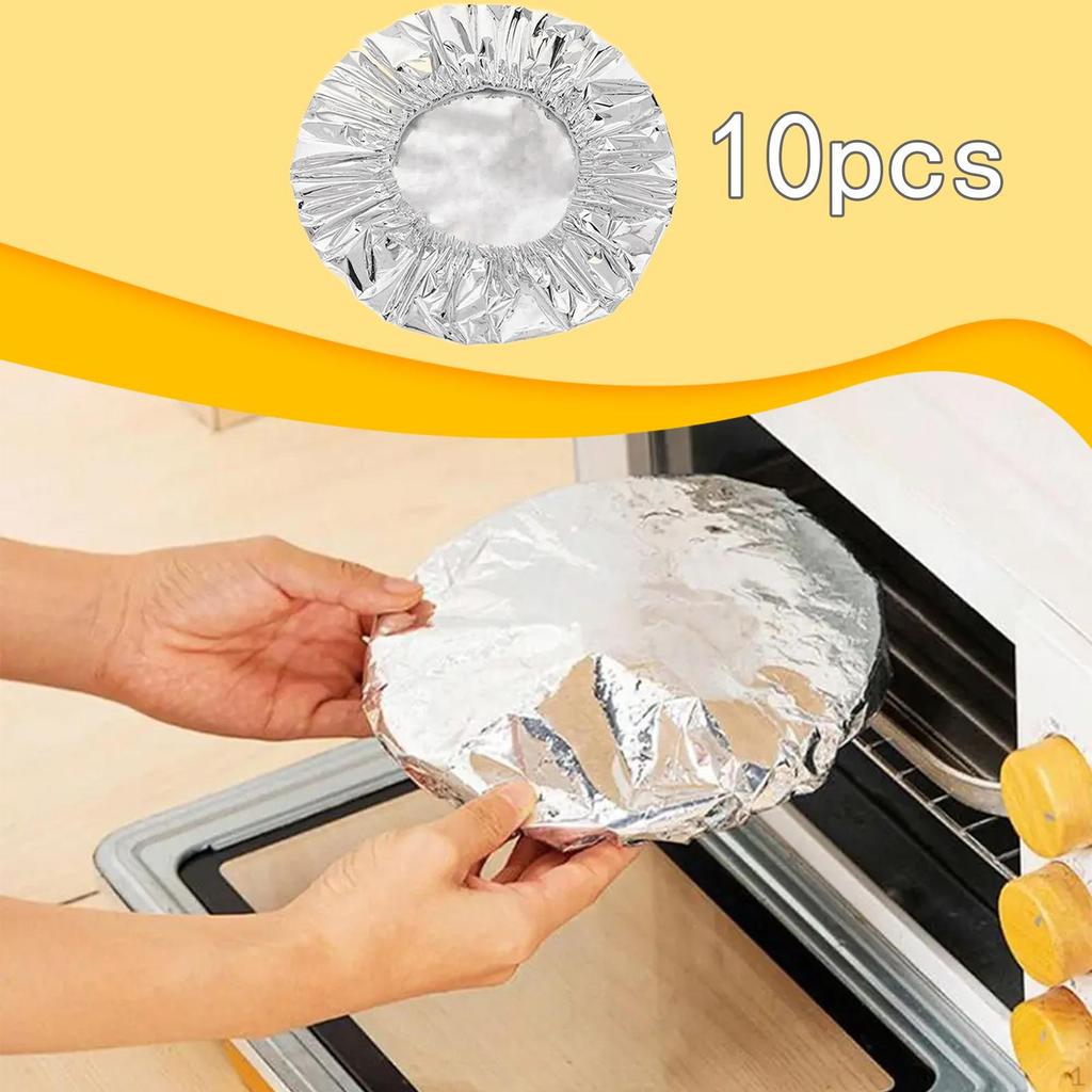 Aluminum Foil Bowl Cover Lids Insulation Thickened Reusable Food Storage Covers Wrap for