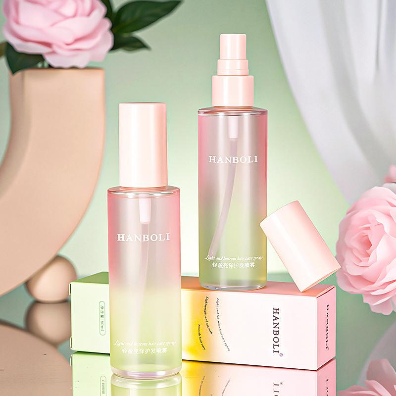 Light and Shiny Hair Spray, Smooth Hair Care, Restoring Hair To Its Shine.