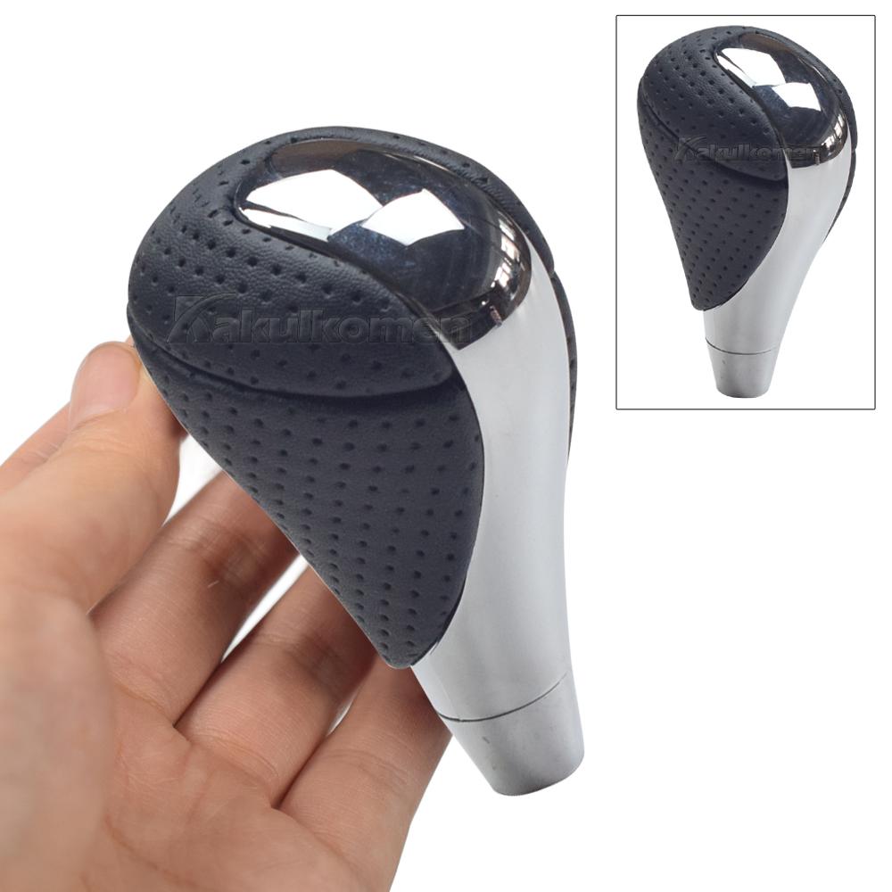 Car Carbon Fiber Gear Shift Knob Leather Shifter Head Fit for Lexus ES300 GS300 IS250 LS400