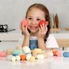 Montessori Toys Children'S Wooden Stacking Toys Stacked Stones Colored Stones Balance Cognitive Stacking Music