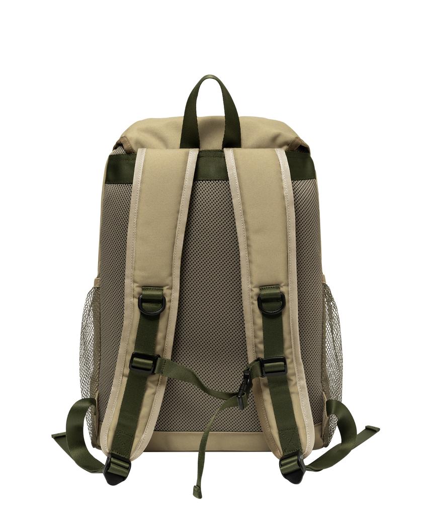 Kaneitei Nomad Two-Touch Drawstring Backpack (Beige)