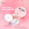 Three Color Loose Powder Honey Powder Pearlescent Matte Oil Control Hard To Take Off Makeup Concealer Makeup Setting Powder