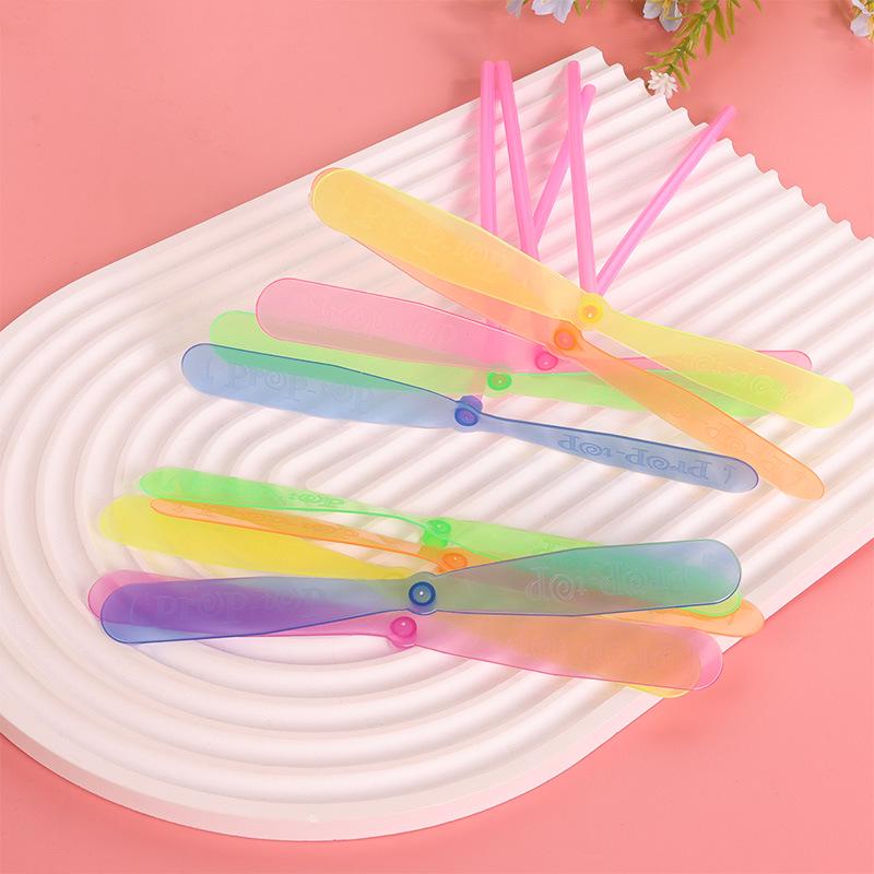 Colorful Hand-Made Bamboo Double-Wing Dragonfly Toy – Nostalgic Outdoor Gift for Kids