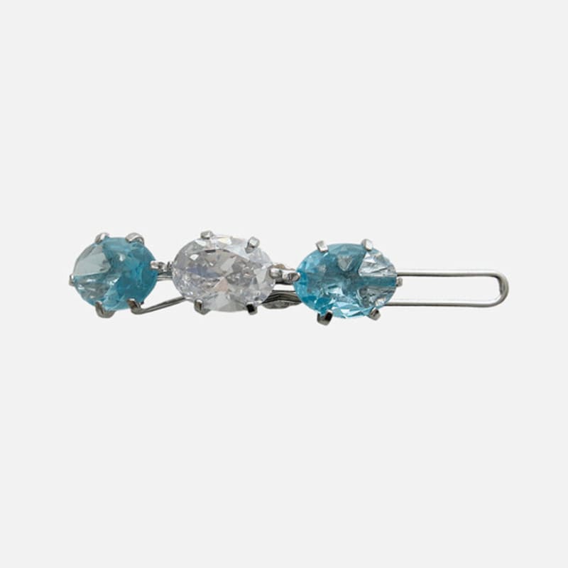 J.Lauren Triple Oval Cut Cubic Hair Pin H01419