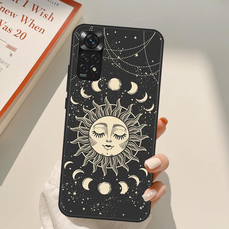 

Чехол Magic Moon Tarot для Xiaomi Redmi Note 11 10 9 8 Pro Note 11S 10S 9S 8T K50 K40 9A 9C 10A 10C Cover Redmi Note 10 Pro