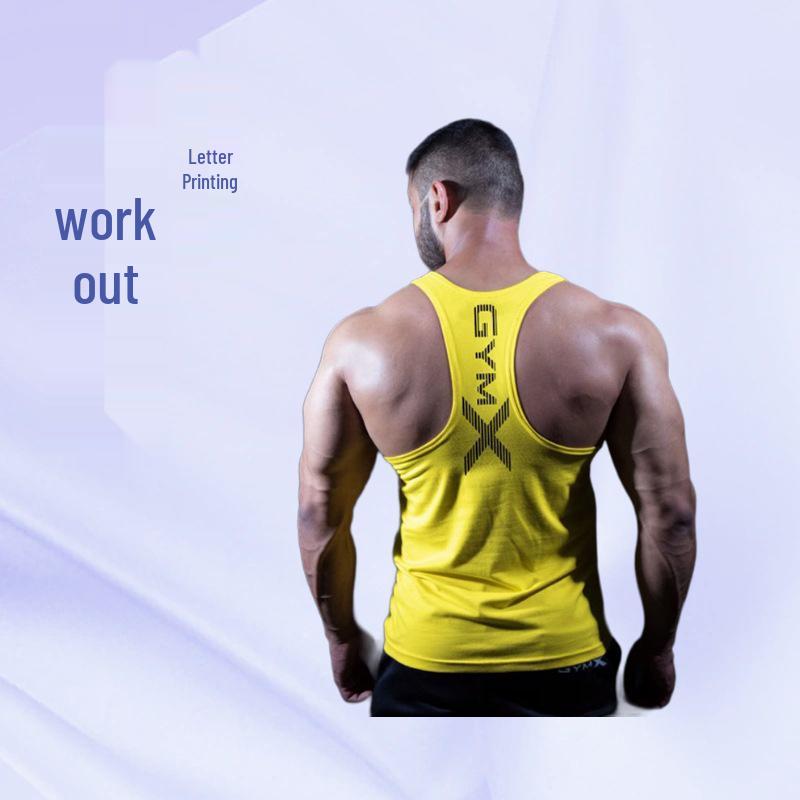 Men's Quick-Dry Sleeveless Muscle Fitness T-Shirt
