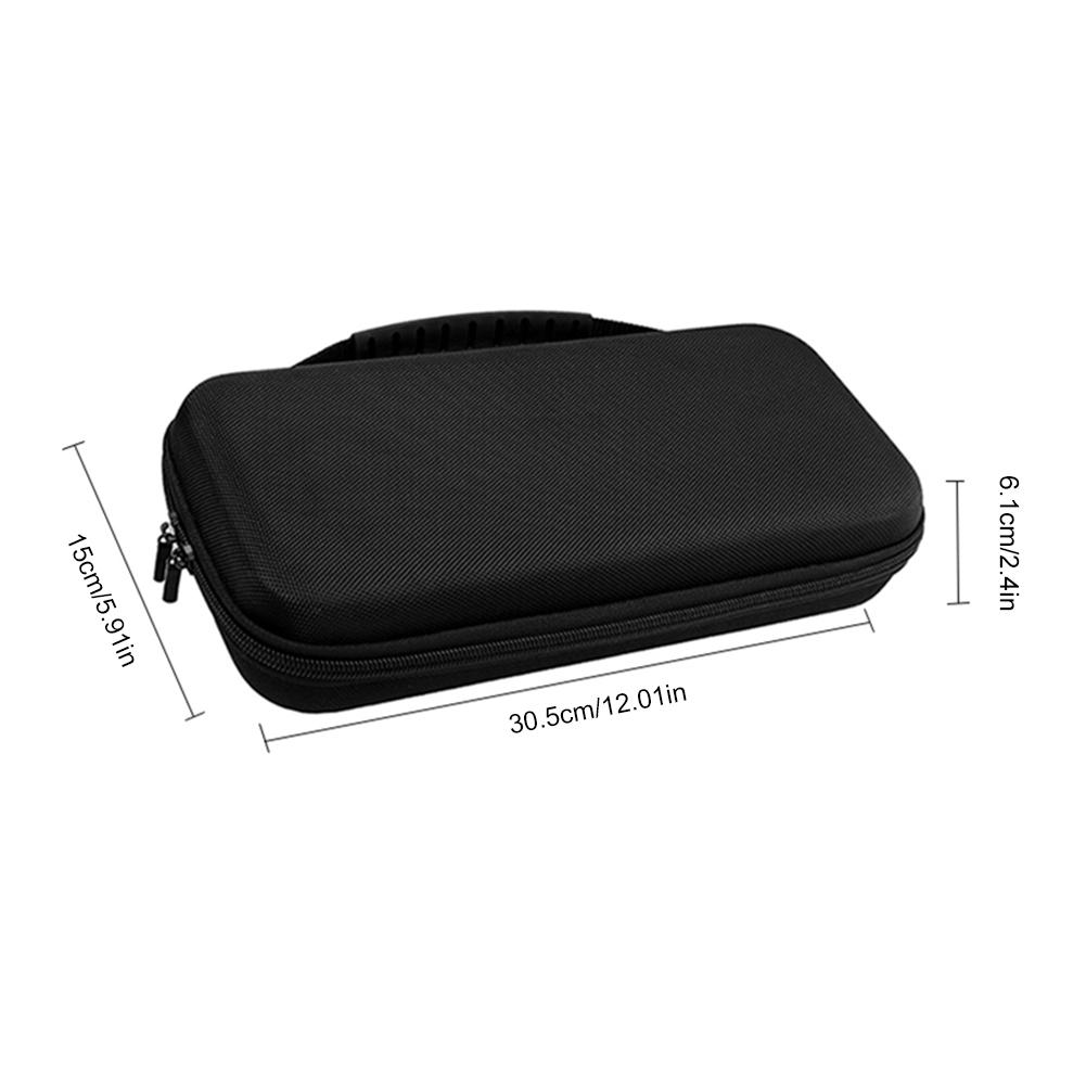 EVA Travel Protective Case Waterproof Hard Shell Case Shockproof with Accessory Pocket for Asus Rog Ally X/Rog Ally Game Console