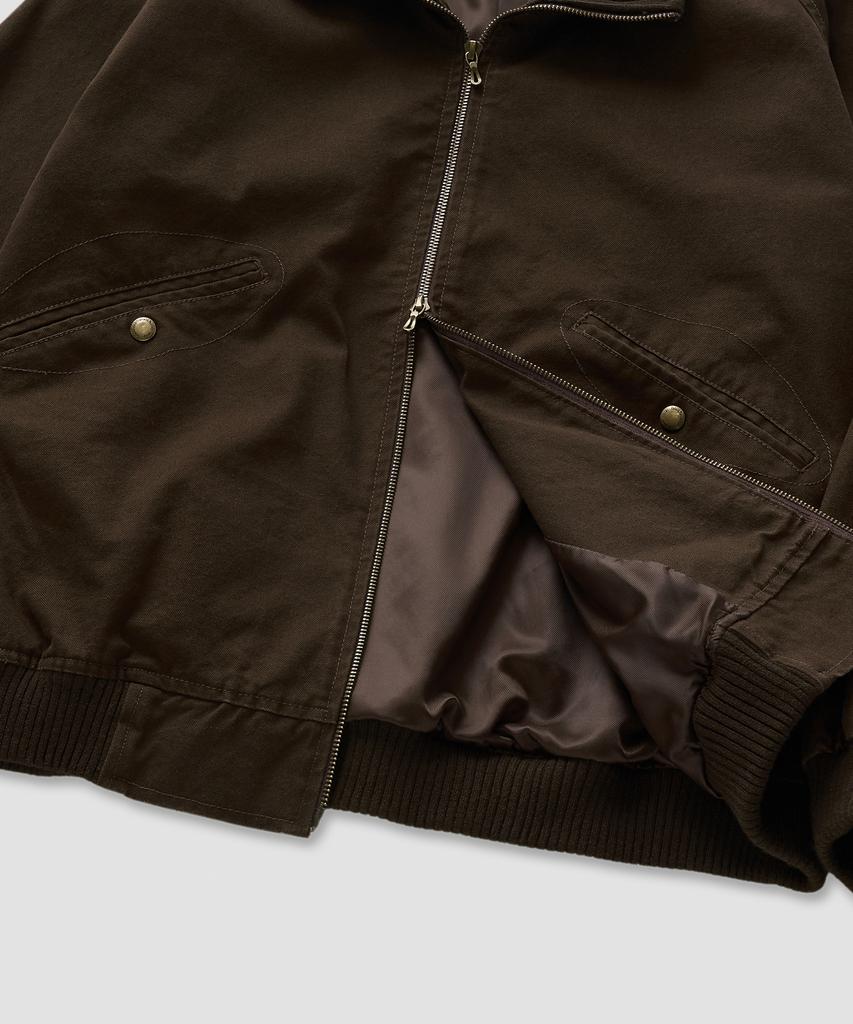 Pealp Washed Cotton Tanker Jacket 13(Brown)