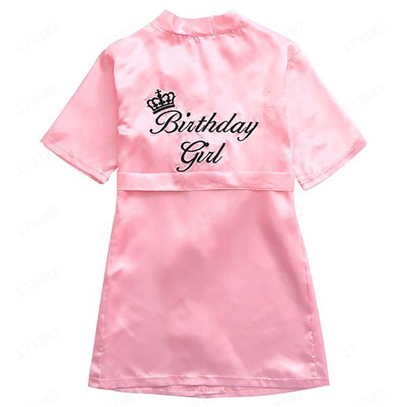 

Детская пижама 1-5 лет с буквенным узором, ночная сорочка, одежда для сна, халаты для девочек 130