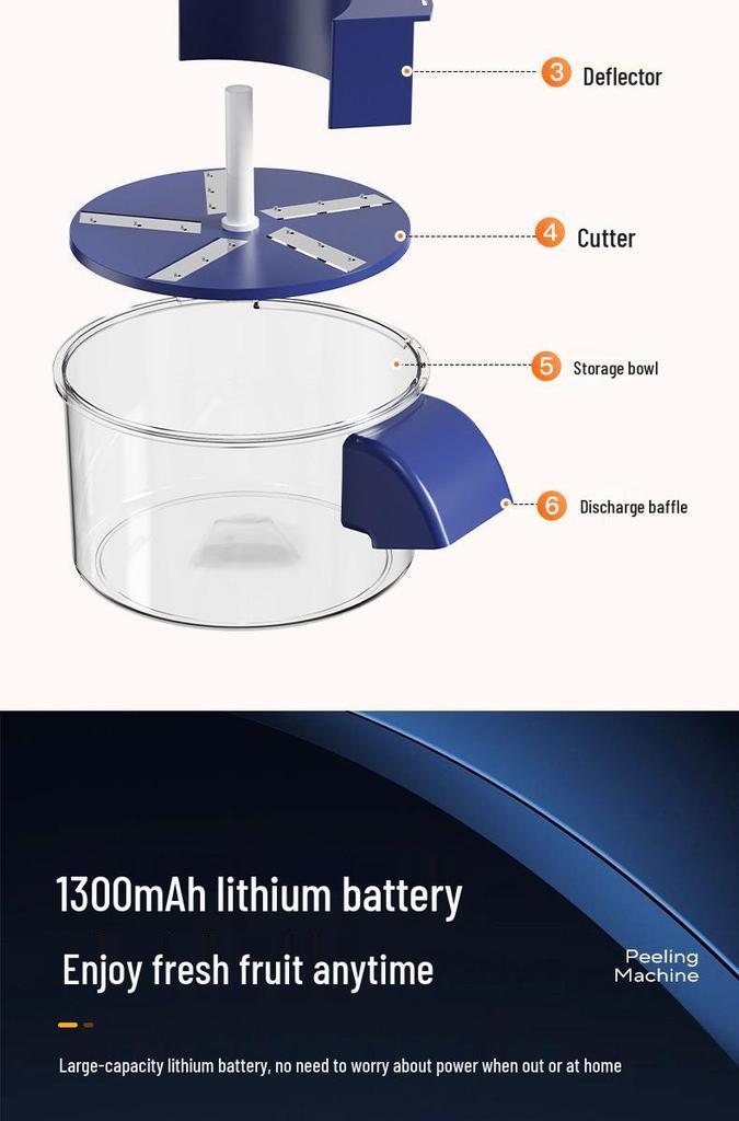 Multi-Functional Electric Peeler: Automatic Peeling for Grapes, Garlic, Fruits, and Vegetables
