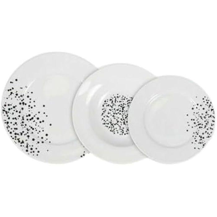 Vaisselle - LA MEDITERRÁNEA - Set De 18 Pièces - Multicolore - Dimensions 25x20x25 Cm