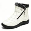 Women's Fleece-Lined High Top Warm Cotton Snow Boots - Plus Size