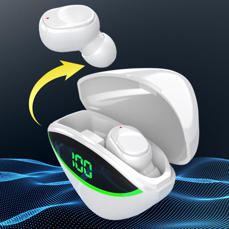 Auriculares Deportivos Digitales Bluetooth Inalámbricos Mini Binaurales