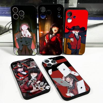 Yumeko Jabami K-Kakegurui Phone Case For iPhone 15,16,12,13,14,11,17,Pro,Max,Plus,E,Air,Mini TPU Cover