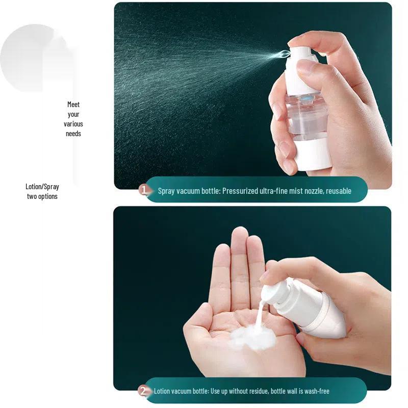 

Портативные дорожные флаконы-дозаторы с нажимным механизмом для ухода за кожей и косметики