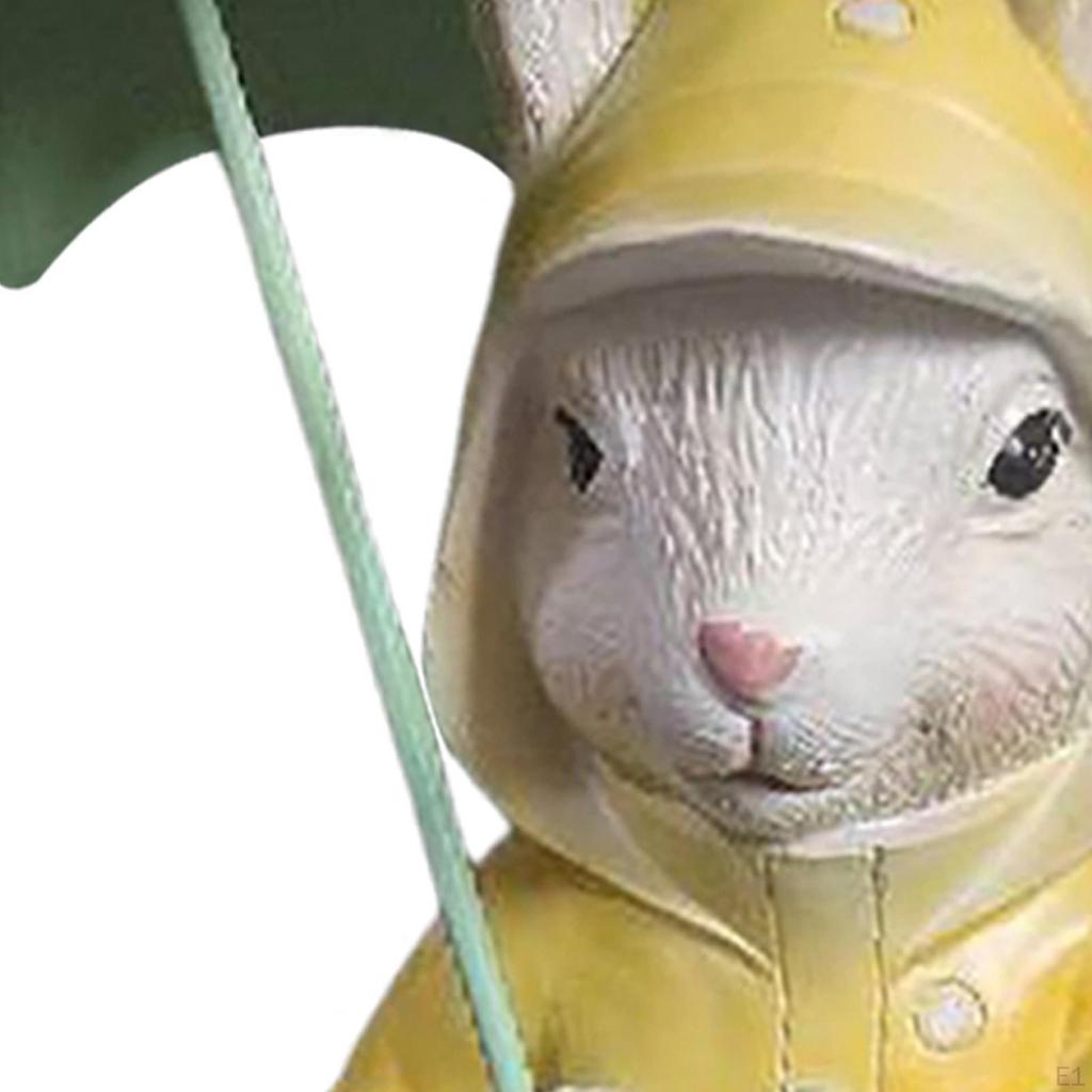 Osterhase Skulptur Foto Requisiten Basteln Figur Größe Garten Kaninchen Statuen für Hof Pastoral