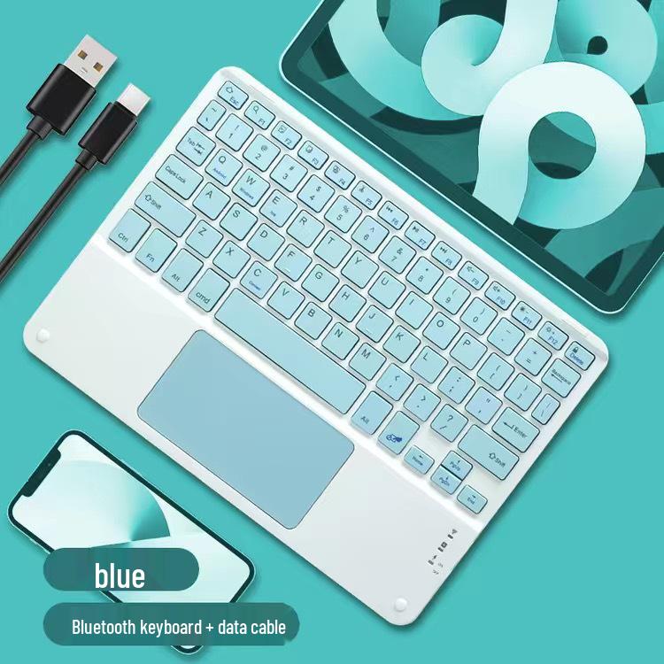 Universal Wireless Bluetooth Touch Keyboard for iPads, Tablets, and Phones