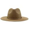 2019 Straw Hat Women'S Panama Wide Brim Straw Hat Jazz Top Hat Summer Hat Sun Hat Women'S Sunscreen Hat Tide