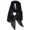 Long Wavy Silk Scarf for Women Versatile Neck Thin Scarf Headband Accessories