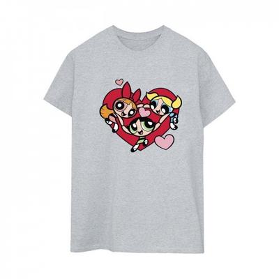The Powerpuff Girls Womens/Ladies Holding Hands Boyfriend T-Shirt