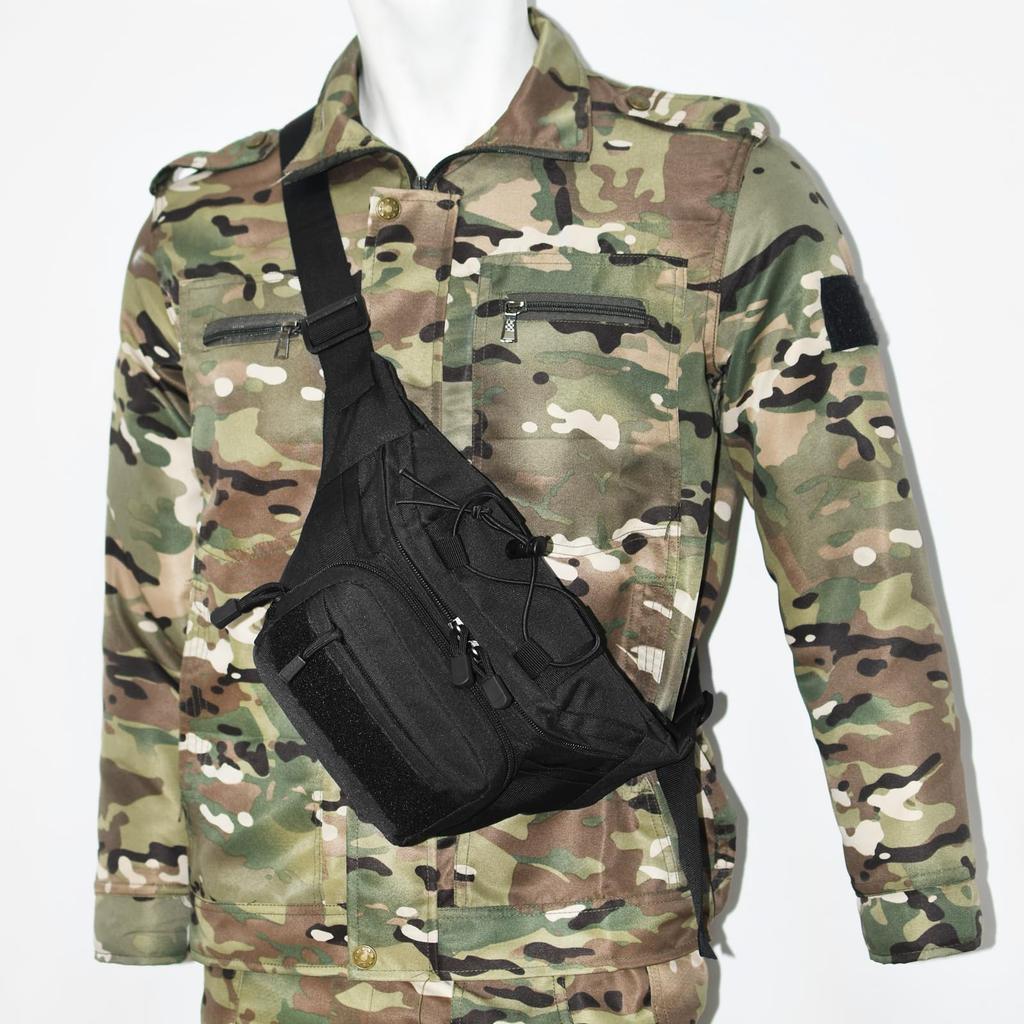 TRIWONDER MOLLE Waist Waist Hip Airsoft Tactical Military Water Bottle Smartphone for Men and Outdoor Tactical Fanny Pack Waist Bag Bag, Pouch, Bag,