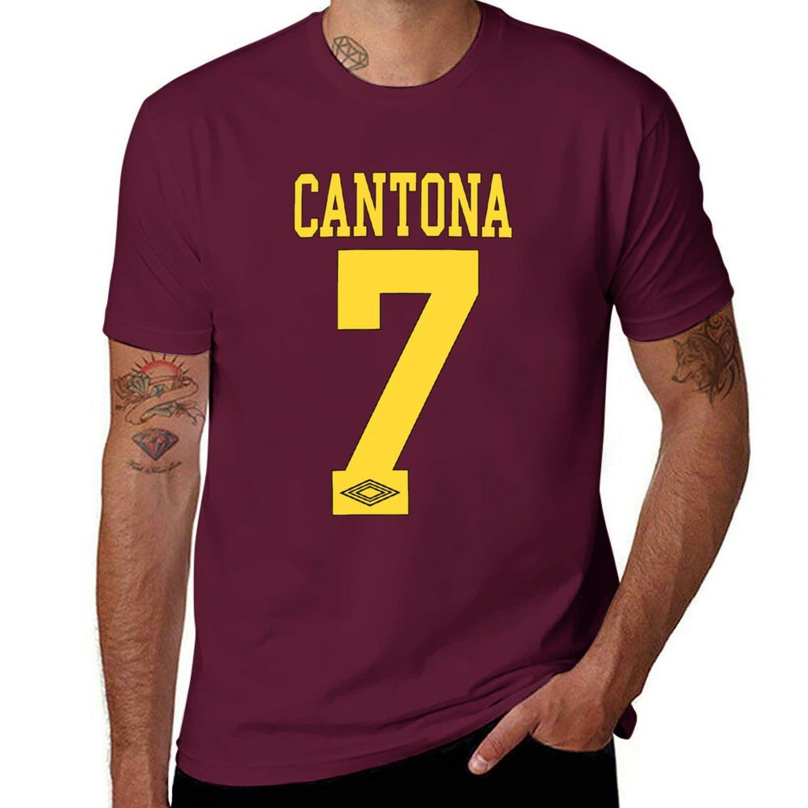 

Футболка Cantona 7 літні топи футболка на замовлення аніме фігурки чоловічі вінтажні футболки XL