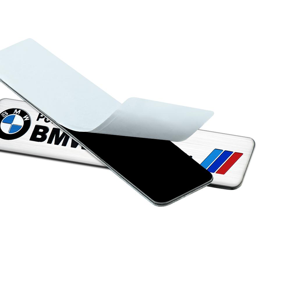 2025 Heiß 1 Stück Aluminium Auto Emblem Fenster Karosserie Kofferraum Aufkleber Decal Für BMW E46 E90 E60 F30 E39 F10 E87 E36 F20 E92 Serie 1 Auto Ac