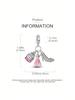 Charms Plata Jupes Femmes Sacs à Talons Hauts Perles Plaqué Cuivre Ajustement Charms Bracelet Original Pour Fabrication de Bijoux Charme DIY