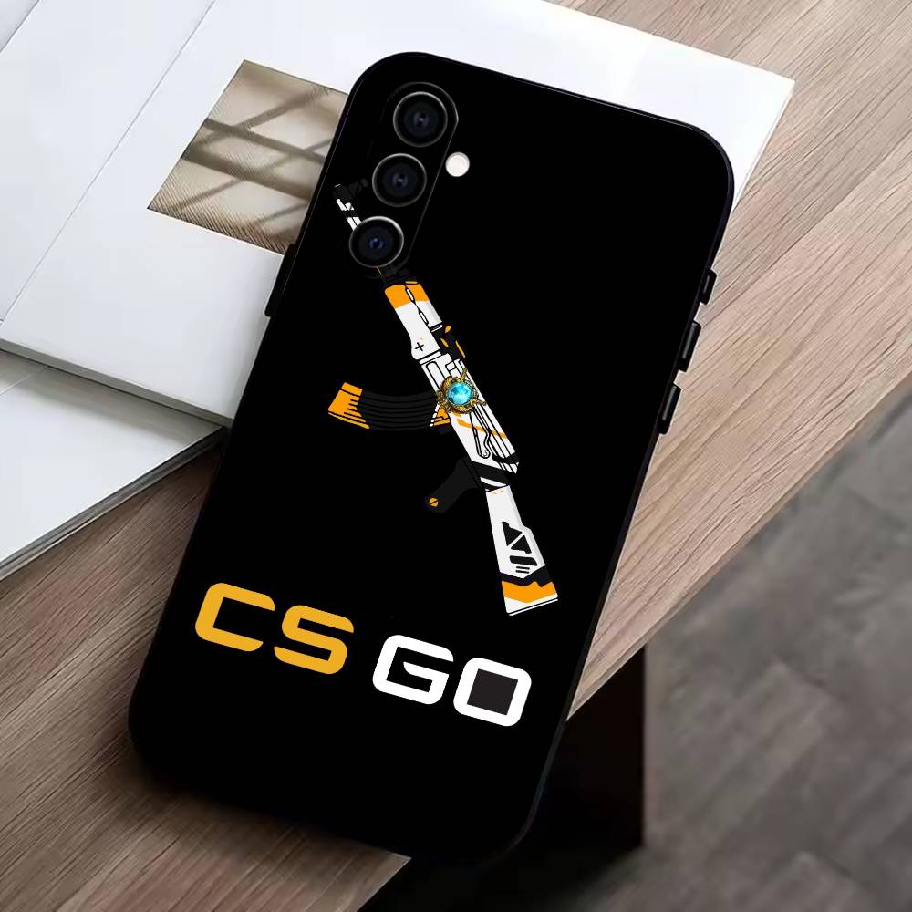 

Игровой Чехол для Телефона Counter Strike CS GO с Изображением для Samsung Galaxy A73,A72,A71,A70,A53,A52,A51, Мягкий Силиконовый Черный Samsung a21s