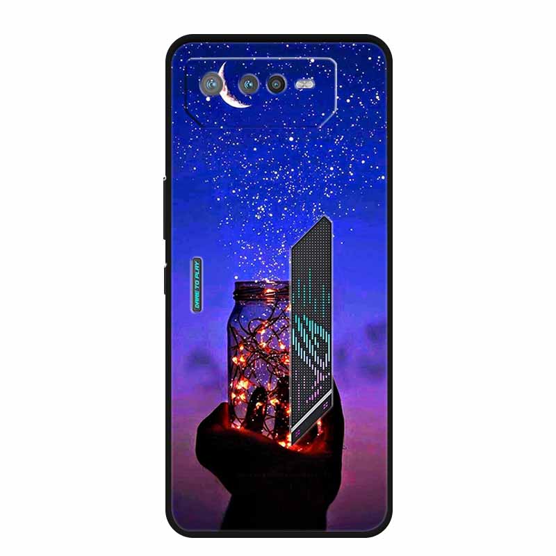 Für Asus ROG Phone 6 Hülle Luxus Silikon TPU Weiche Abdeckung Handyhülle für Asus ROG Phone 6 Pro Funda Rog6 Schutz Hülle Cartoon Hülle