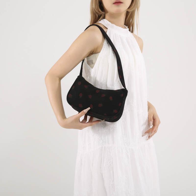 Literary and Versatile Girl's Armpit Bag, Casual Student's Simple Small Fresh Commuter Bag, Shoulder Bag