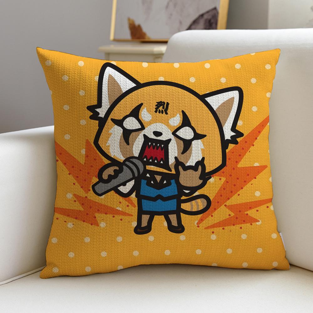 Feisty AAggretsukoS Cushion Cover Breathable and skinfriendly linen pillowcase square removable and washable cushion