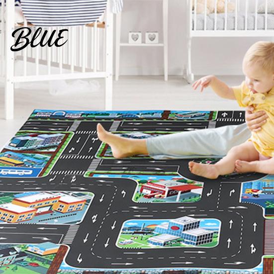 Game Pad Comfortable Play Place Mat Traffic Toy Playing Waterproof Educational Parking Baby Pattern Accessories