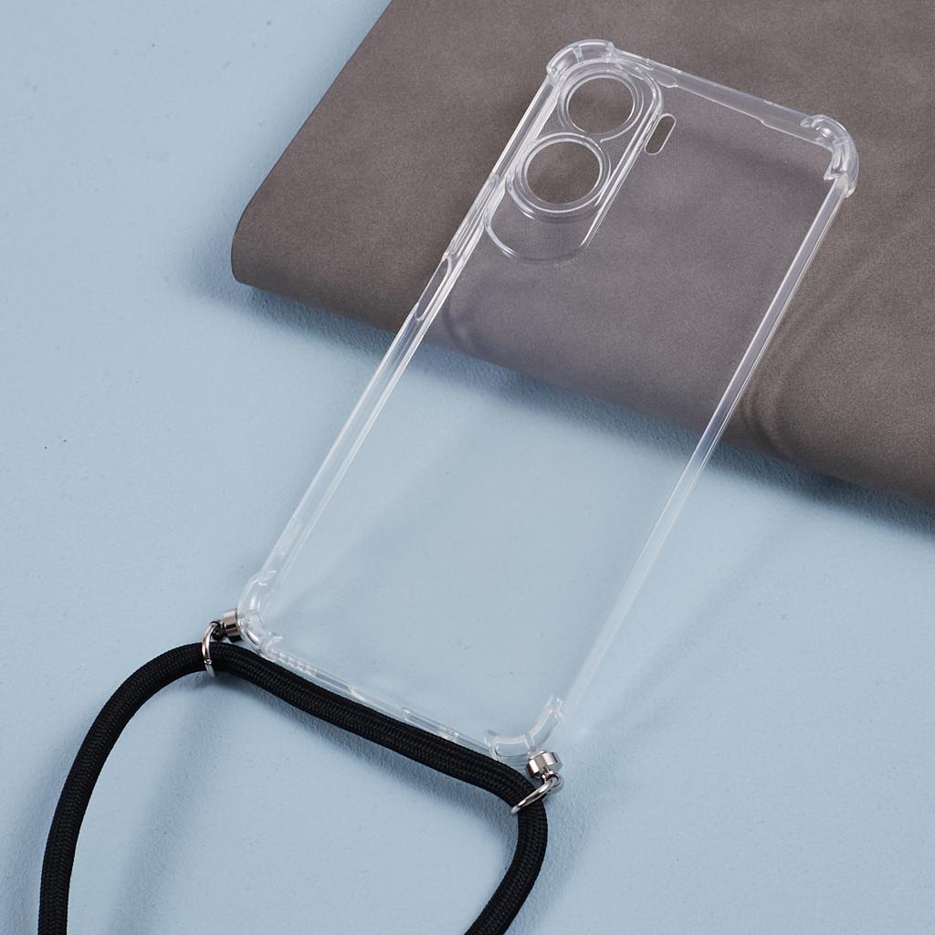 For Honor X50i 5G/90 Lite 5G Phone Case Precise Cutout TPU Phone Cover with Lanyard