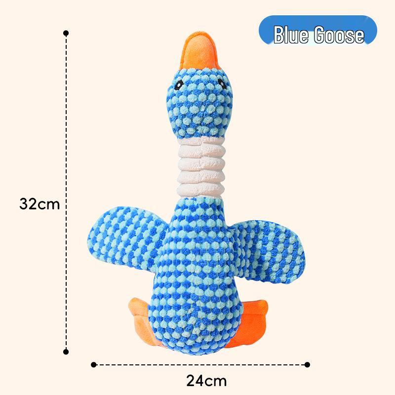 Plush Squeaky Dog & Cat Chew Toys - Durable Teething Pet Supplies