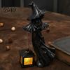 Hollow Lantern with Spider Web Witch Hanging Ornaments, Hand-Held Lantern, Halloween Gothic Texture Theme for Desktop Decoration Hand-held