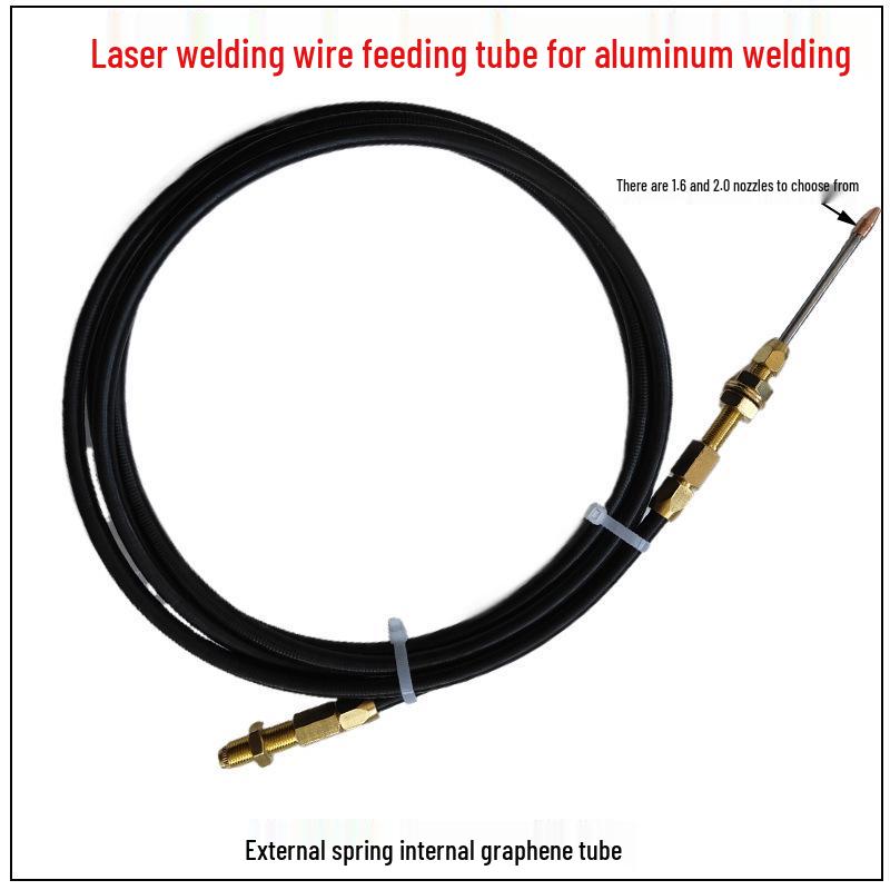 Superstarke Hand-Laserschweißmaschine mit automatischer Aluminiumdrahtzuführung und Graphenschlauch