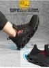 Summer Breathable Anti-smash Anti-puncture Safety Shoes with Lightweight Shock Absorption and Comfortable Flying Woven Upper