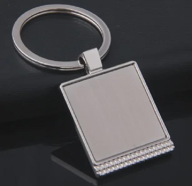 Modischer Schlüsselanhänger aus Metall mit Gravur: Einzelmarken-Anhänger & praktisches Geschenk