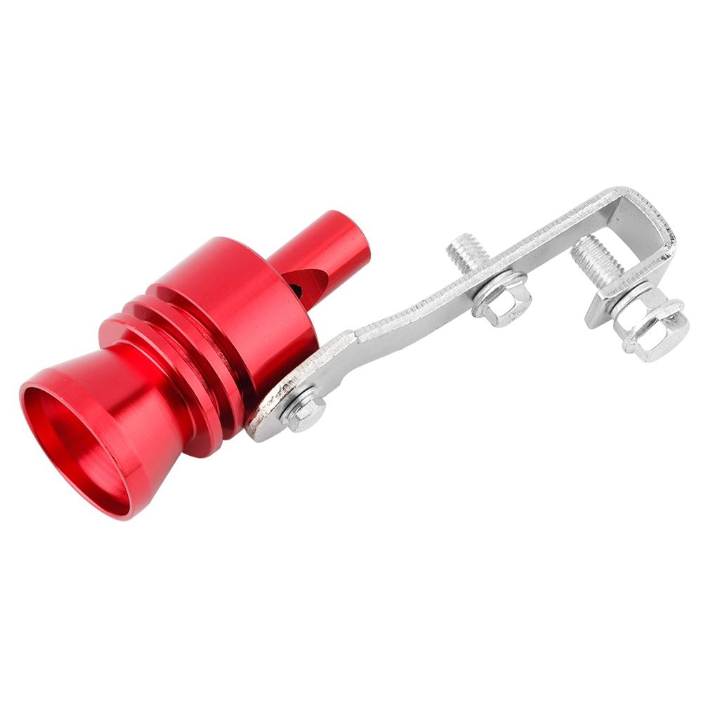 Universal Car Exhaust Pipe Turbo Whistle for Automobile ATV SUV Auto Accessories (Red)