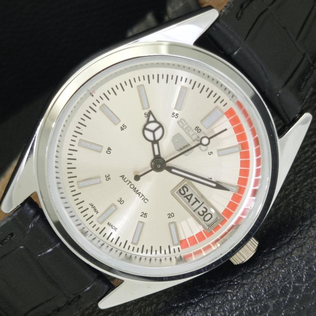 

ЯПОНИЯ ВИНТАЖНЫЕ ВОССТАНОВЛЕННЫЕ МУЖСКИЕ СЕРЕБРИСТЫЕ ЧАСЫ SEIKO 5 AUTOMATIC 6309A a440743-4 Sk-a440743