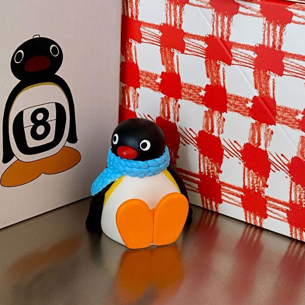 Süße Pingus Pinguin Familie Puppe Ornamente Auto Dekoration Figur Sammlerstück Modell Statue Junge Mädchen Spielzeug Geschenk Mit Nahtlosem Einkleben
