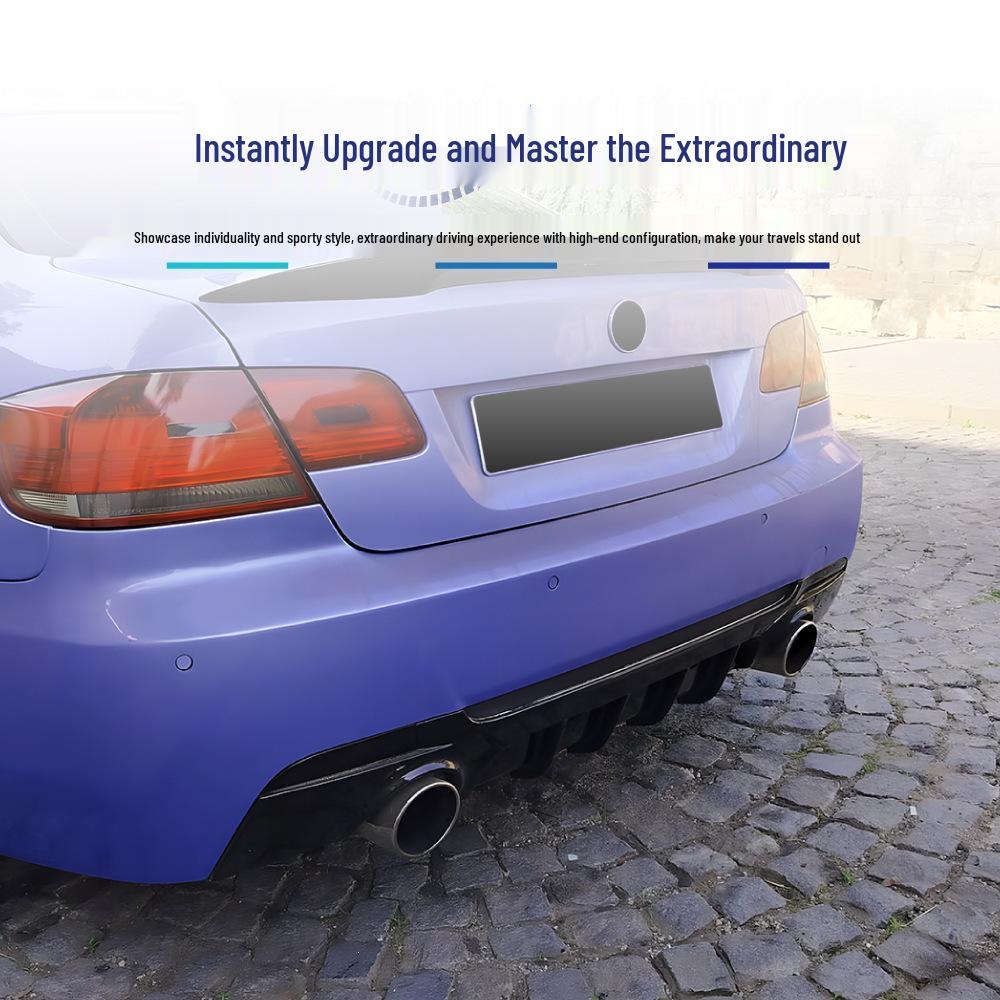 Compatible with BMW Coupe Series - Rear Tail Lip Modification