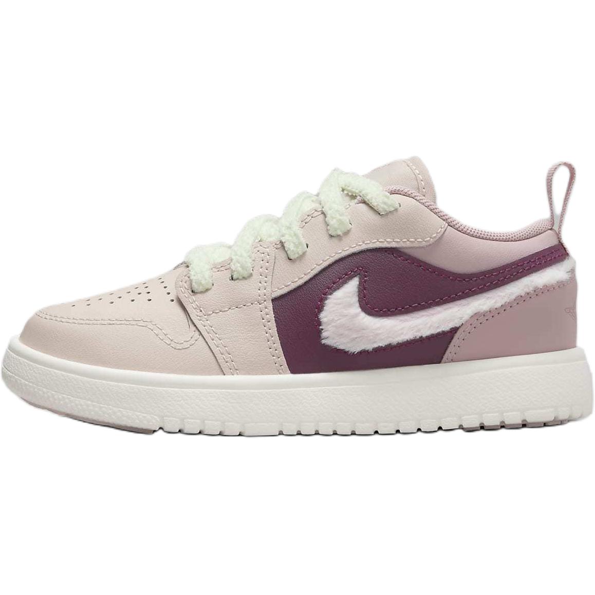 

Кроссовки Air Jordan 1 Low Alt SE PS Fur Swoosh Kids Pink Legend-Light-Brown Pink-Oxford FZ3926-200 29.5