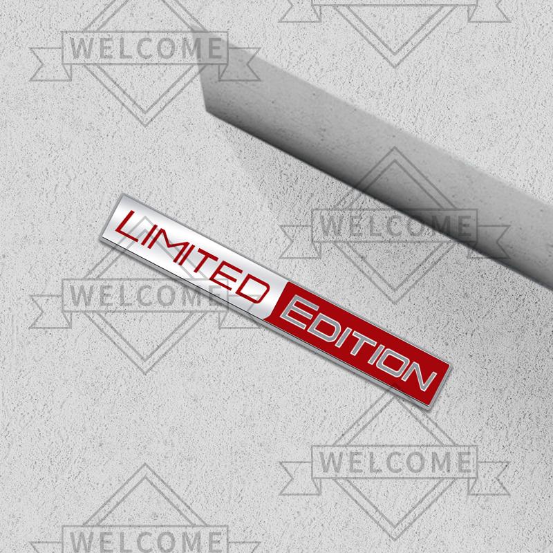 

3D Car Stickers Limited Edition Grille Emblem Auto Body Badge Trunk Decal For Toyota Fiat Honda Skoda Peugeot Nissan Accessories